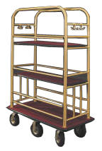 Condominium Multi-Shelf Bellman Carts