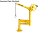 Sky Hook 42" Portable Jib Steel Crane With Articulating Arm thumbnail