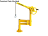Sky Hook 42" Portable Jib Steel Crane With Articulating Arm thumbnail