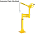 Sky Hook 64" Floor Mount Portable Jib Steel Crane With Articulating Arm thumbnail