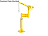 Sky Hook 64" Floor Mount Portable Jib Steel Crane With Articulating Arm thumbnail