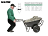 Pro-Paw Electric Wheelbarrow 350 lb Capacity thumbnail