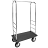 Outdoor Easy-Mover Luggage Cart with Black Plastic Deck thumbnail