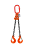7800 lbs Chain Lifting Sling with Double Slip Hook thumbnail