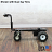 Outdoor Electric Platform Cart with Big Rugged Wheels - 30"x48" thumbnail