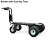 Outdoor Electric Platform Cart with Big Rugged Wheels - 30"x48" thumbnail