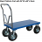 Steel Platform Cart with Large Wheels 1,500 lbs capacity thumbnail