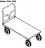 Steel Platform Cart with Large Wheels 1,500 lbs capacity thumbnail