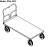 Steel Platform Cart with Large Wheels 1,500 lbs capacity thumbnail