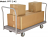 Heavy Duty Double Handle Plastic Platform Trucks thumbnail