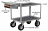 2 Steel Retaining Lip Shelf Cart with Non-Slip Vinyl Surface thumbnail