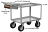 2 Steel Retaining Lip Shelf Cart with Computer Shelf thumbnail