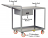 2 Steel Flush Top Shelf Order-Picking Cart with Storage Drawer thumbnail