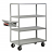 4 Heavy Duty Flush Shelf Cart - 3600 lbs Capacity thumbnail
