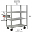 4 Heavy Duty Flush Shelf Cart - 3600 lbs Capacity thumbnail