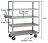 5 Heavy Duty Flush Shelf Cart - 3600 lbs Capacity thumbnail