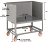 3-Sided Steel Box Platform Cart with Open Base - 1,200 lbs Capacity thumbnail