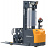Electric Stacker With Reach and Side Shifting Forks 138" Lift 3300lb Capacity thumbnail