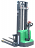 Ekko Power Drive and Lift Stacker 145" Lift 2800lb Capacity with Lithium Battery thumbnail