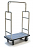 CSL Single Curved Bar Top Bellman Cart-Steel/Grey  thumbnail