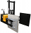 Power Drive and Lift Stacker with Bale Clamp - Counter Balance -  1200 Lbs Capacity thumbnail