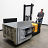 Power Drive and Lift Stacker with Bale Clamp - Counter Balance -  1200 Lbs Capacity thumbnail