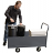 Heavy-Duty Steel Platform Cart with Deep Box thumbnail