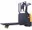 Fully-Electric Single Fork Pallet Truck with Scale - 2600lb Capacity thumbnail