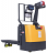 Fully-Electric Single Fork Pallet Truck with Scale - 2600lb Capacity thumbnail