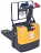 Fully-Electric Single Fork Pallet Truck with Scale - 2600lb Capacity thumbnail