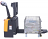 Fully-Electric Single Fork Pallet Truck with Scale - 2600lb Capacity thumbnail