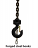 1 Ton Manual Chain Hoist with Black Chain thumbnail