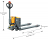 Fully Electric Walkie Pallet Truck with Lithium-Ion Batteries - 3,300lb Capacity thumbnail