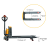 Fully Electric Walkie Pallet Truck with Lithium-Ion Batteries - 3,300lb Capacity thumbnail