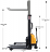 Semi-Electric Straddle Stacker 118" Lift 3300lb thumbnail