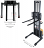 Power Drive and Lift Straddle Stacker 118" Lift 3300lb Capacity thumbnail