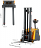 Power Drive and Lift Counterbalance Stacker 98" Lift 2200lb Capacity thumbnail