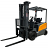 Power Drive and Lift 4-Wheel Forklift 197" Lift 6600lb Capacity thumbnail