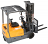 Power Drive and Lift 3-Wheel Forklift 189" Lift 4400lb Capacity with Lithium-Ion Battery thumbnail