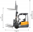 Power Drive and Lift 3-Wheel Forklift 189" Lift 4400lb Capacity with Lithium-Ion Battery thumbnail