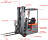 Power Drive and Lift 3-Wheel Forklift 197" Lift 3300lb Capacity with Side Shifting Forks thumbnail