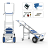 Electric Powered Drive Hand Truck 550 lb Capacity  thumbnail