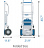 Electric Powered Drive Hand Truck 550 lb Capacity  thumbnail