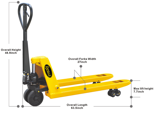 11000lbs Manual Pallet Jack 27