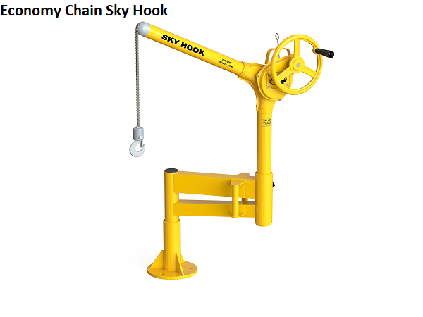 Sky Hook 42 Portable Jib Steel Crane With Articulating Arm