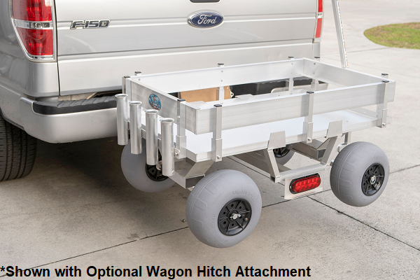 Aluminum Pull Wagon with Articulating Handle
