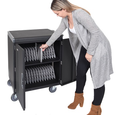 Smart Charging Cart Station For 32 Laptops Chromebooks And Tablets