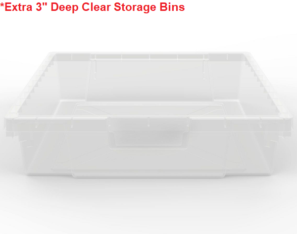 MBS-Bin-8S - Stackable Storage Bins ( 8 Small )