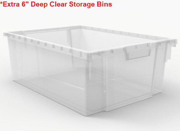 MBS-Bin-8S - Stackable Storage Bins ( 8 Small )