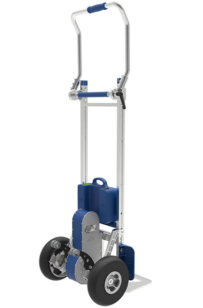 Portable Trolley Folding Climbing Cart Heavy Duty Hand Truck with 6 Wheels for Upstairs Cargo Transportation Henf 440lbs Capacity Stair Climbing Truck Blue 
